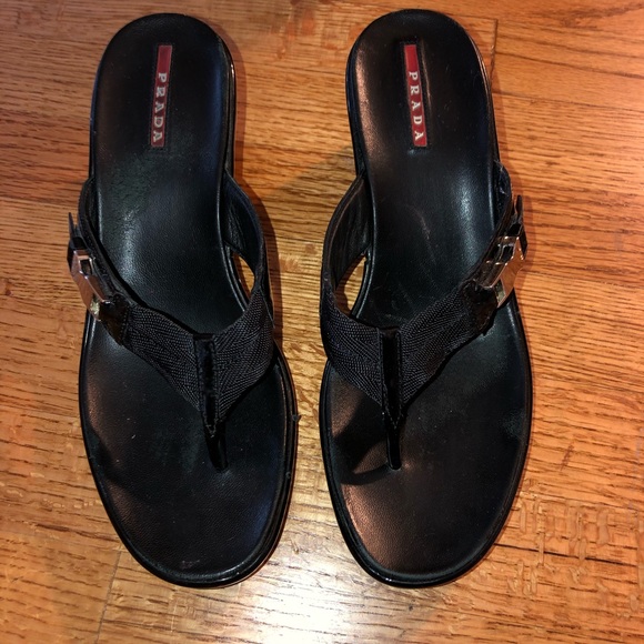 Prada Wedge Sandal - Picture 1 of 2